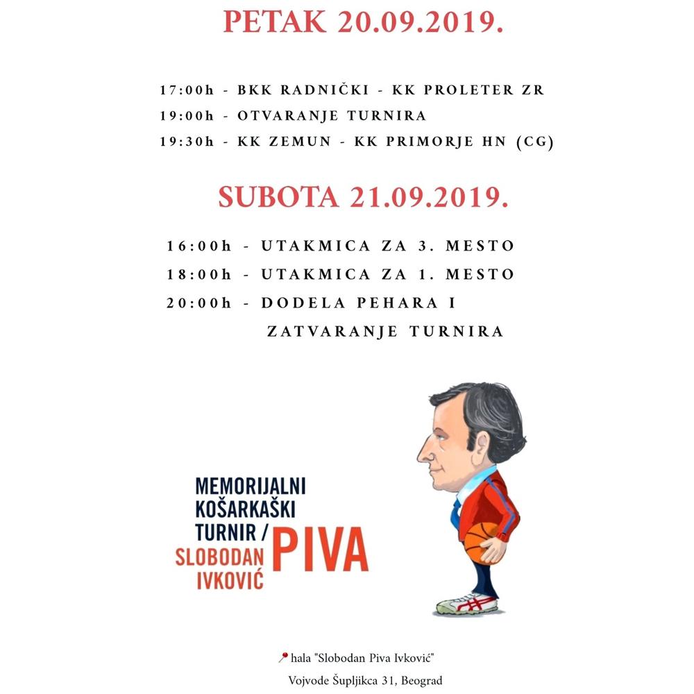 Promo plakat turnira 'Slobodan Ivković Piva'  