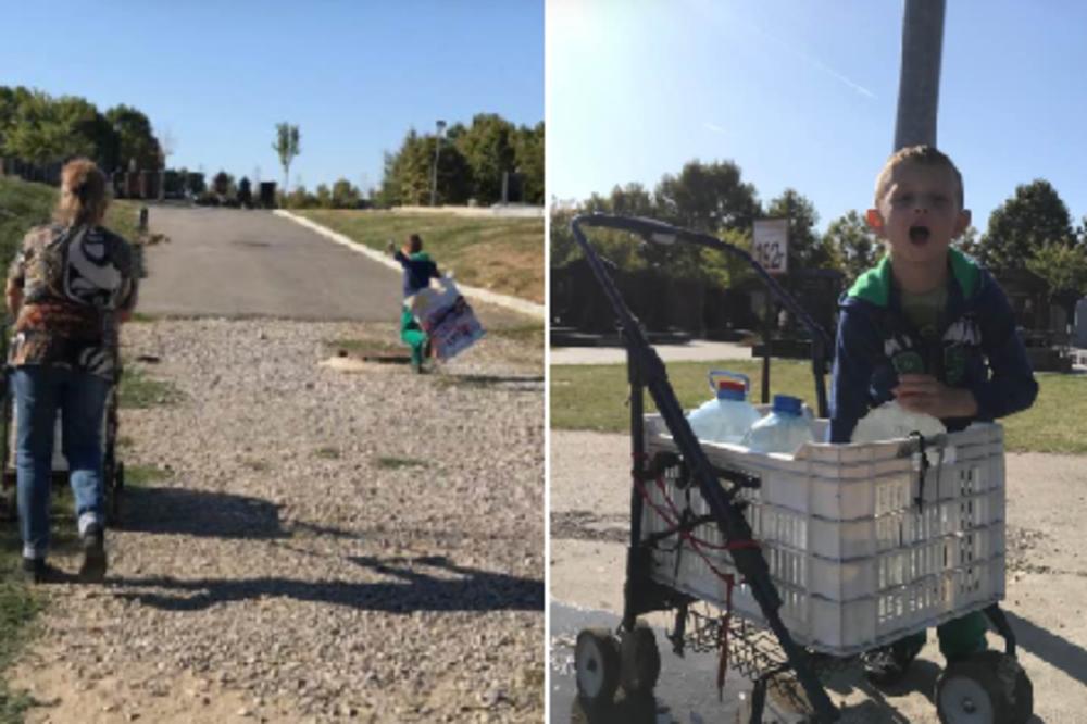 OVO JE SRBIJA: Milan (5) živi s bakom u udžerici u kojoj nema struje i vode, po vodu idu na groblje, greje ih sveća