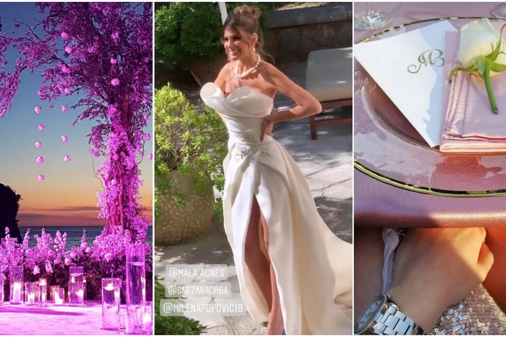 SVI SU GLEDALI U OVAJ DETALJ NA MILOVOJ SNAJKI: Zavirite na venčanje o kom je PRIČAO CEO REGION