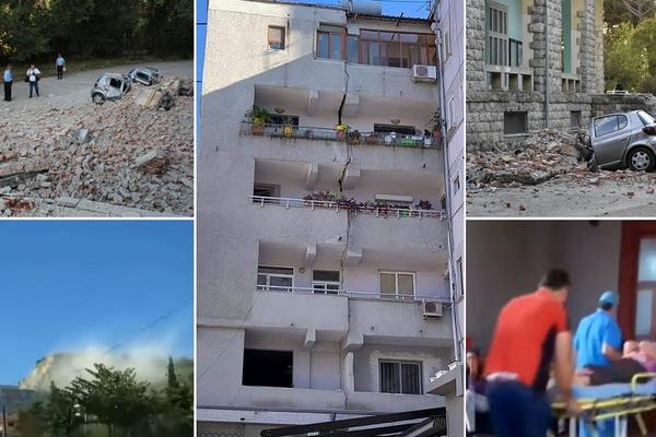 SCENE UŽASA IZ ALBANIJE! Za deset minuta TRI ZEMLJOTRESA: Kuće PREPOLOVLJENE, ljudi U STRAHU (FOTO) (VIDEO)
