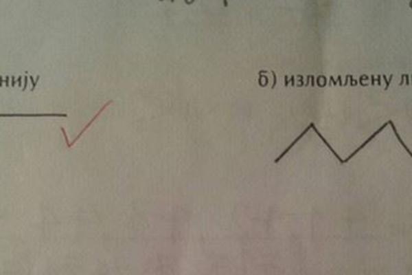 SLIKA OVOG KONTROLNOG JE NAJBOLJA STVAR KOJU ĆETE VIDETI DANAS: Ovo je NAJSLAĐI pogrešan odgovor IKADA