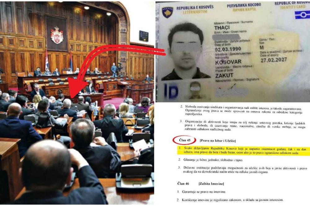 POLITIČARI SEDE U SKUPŠTINI I U FOTELJAMA, A IMAJU I LIČNE KARTE REPUBLIKE KOSOVO! Ovo je NAJVEĆA TAJNA Srbije