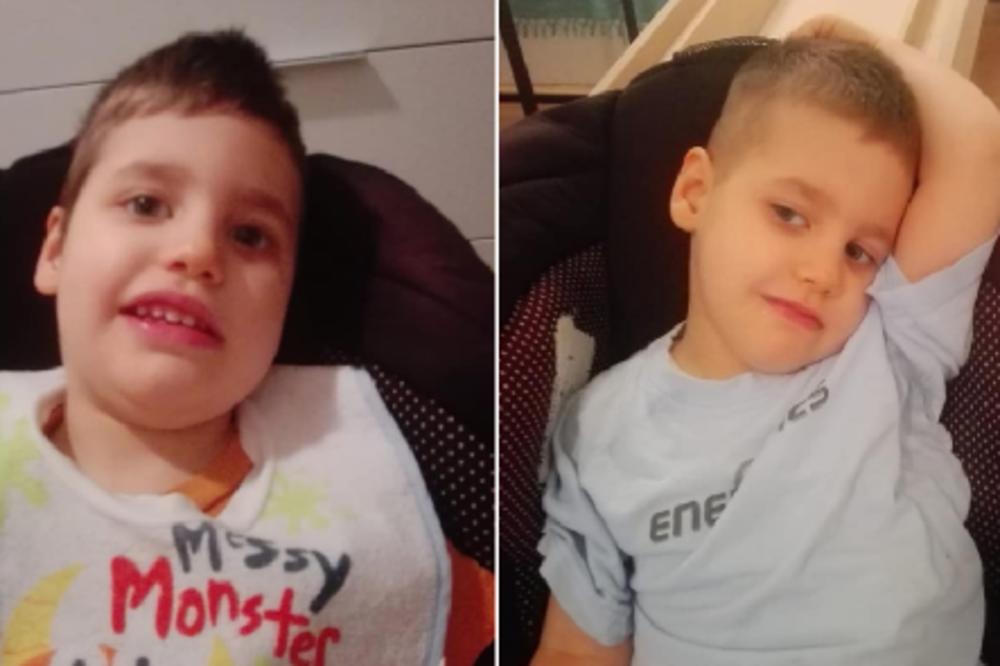 SERGEJ (4) NE MOŽE DA PRIČA, NE HODA, NE SEDI I NE PRUŽA RUKE! Na putu da mu reše probleme STAO JE NOVAC (FOTO)
