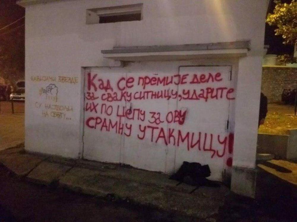 Grafit Delija sa porukom fudbalerima i upravi kluba
