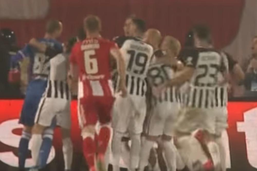 DETALJ SA DERBIJA KOJI JE SVIMA PROMAKAO: Miletić opalio šamar Borjanu, Pankov je zato hteo da ga rastrgne!