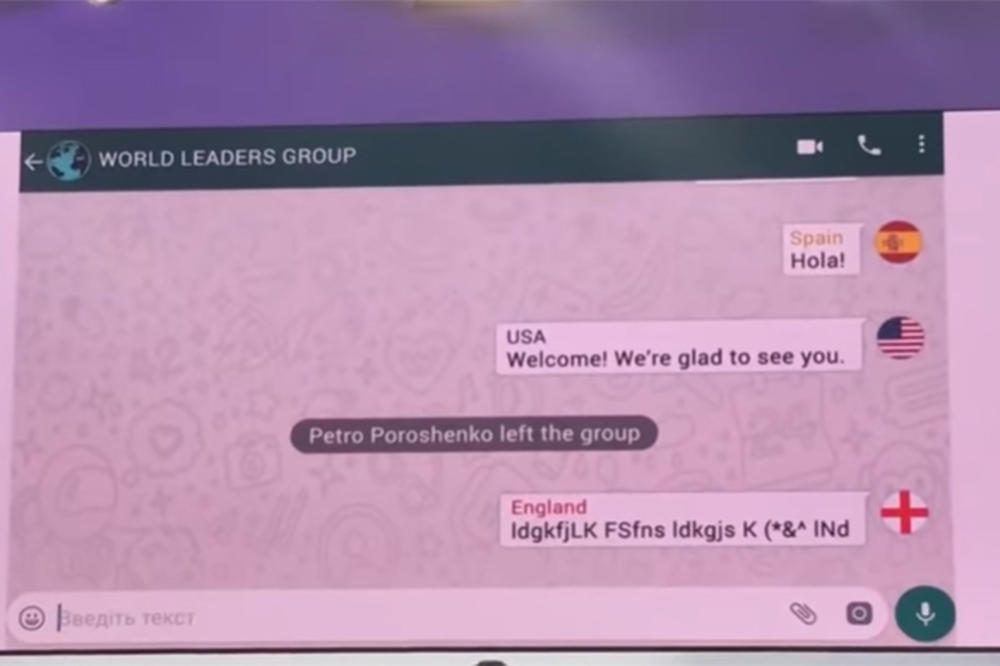 HIT PREZENTACIJA PREDSEDNIKA UKRAJINE: Sve lidere sveta stavio u WHATSAPP grupu, pa napravio ŠOU (VIDEO)