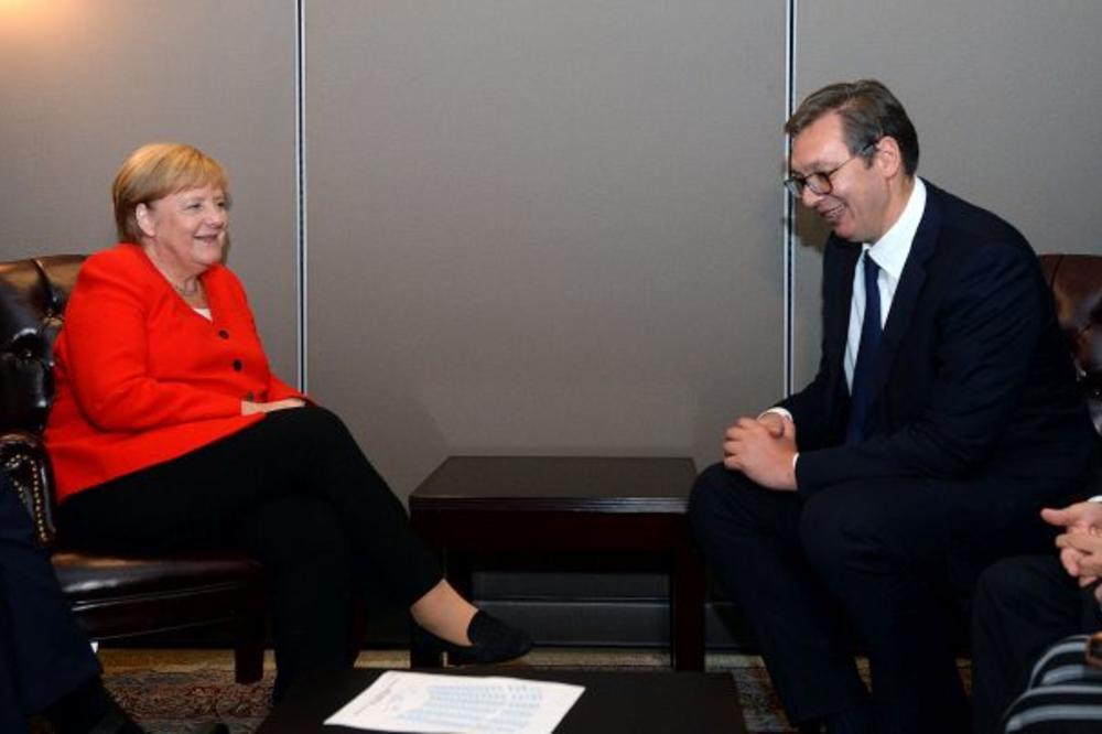 OGLASIO SE VUČIĆ NAKON RAZGOVORA SA ANGELOM MERKEL! Predsednik optimističan, zahvalio se kancelarki