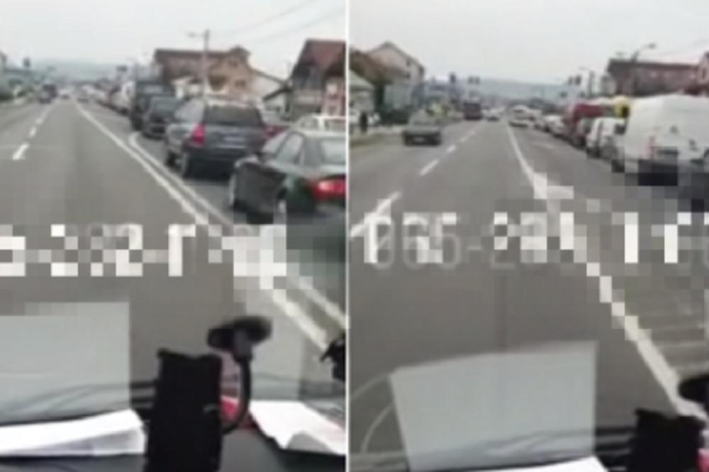 VOZAČ DIVLJA NA ZRENJANINSKOM PUTU! Išao je u kontra smeru, ono što je uradio je RAZBESNELO CELU LEVU OBALU