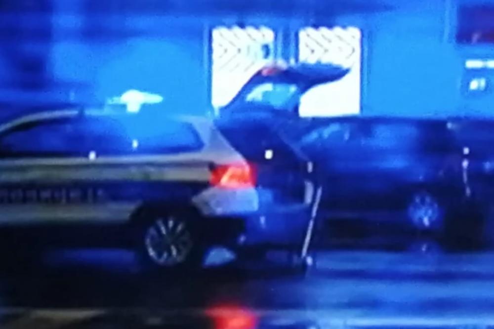 NESREĆA U ZEMUNU: Automobil izleteo s puta, pa se zakucao u bankomat USRED GLAVNE ULICE! (VIDEO)