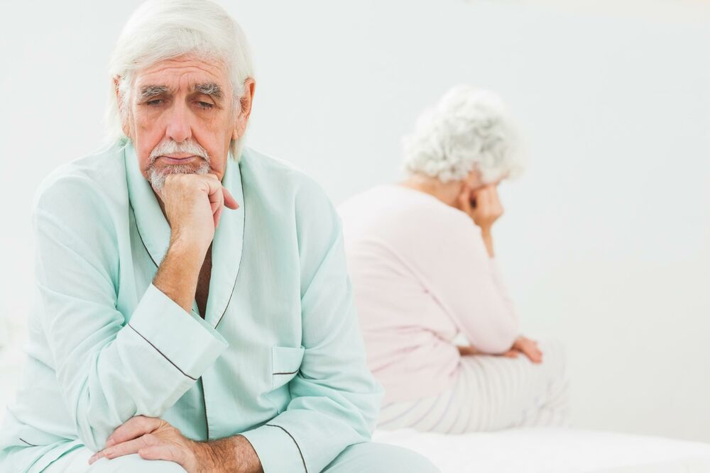 Stariji muškarac, Muž, Suprug, Par, Razvod, Svađa, Stariji par, Deka, Deda, Baba