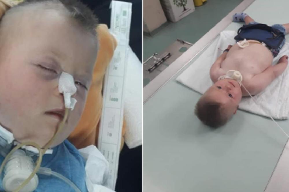 NIKOLA (3) JEDE I DIŠE NA CEVČICE: Njegovi roditelji su ŽRTVE PREVARE, lopovi su im oteli 7.000 DINARA ZA KANILE