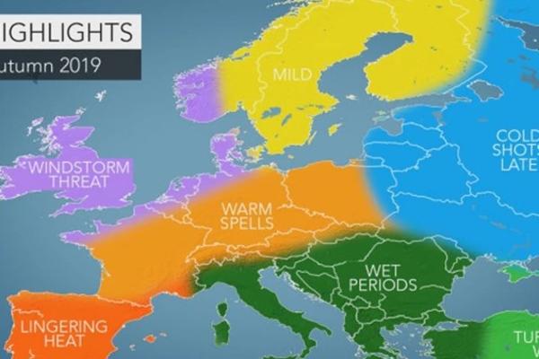 PREDVIĐANJA METEOROLOGA ZA PREDSTOJEĆU JESEN U EVROPI: Svuda MNOGO KIŠE, na BALKANU POTOP!