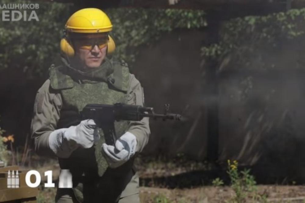 TREBALO JE DA IZDRŽI 180, A SPECIJALAC JE SASUO ČAK 587 METAKA! Rusi objavili snimak EKSTREMNOG TESTA KALAŠNJIKOVA