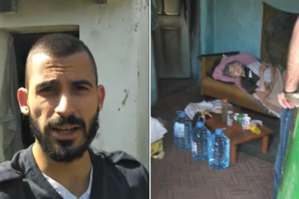 NEPOKRETNA BAKA IZ PANČEVA OSTALA JE BEZ VODE! U pomoć joj je došao Miša, ono što je snimio kod nje je TUGA (VIDEO)