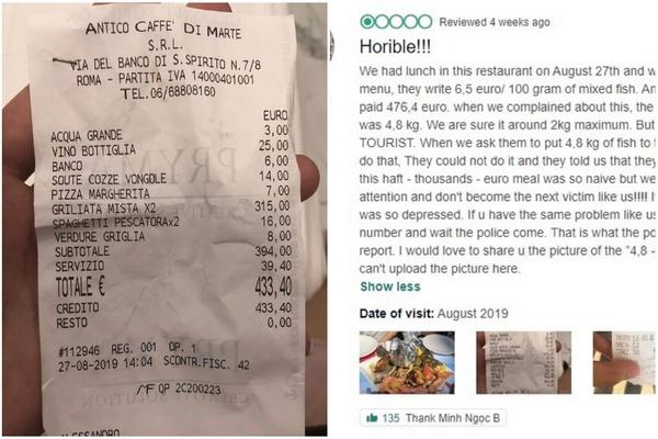 DVE PORCIJE ŠPAGETA PLATILI 430 EVRA! Ovaj RESTORAN je najveća turistička prevara ikada! Ovo je SRAMNO (FOTO)