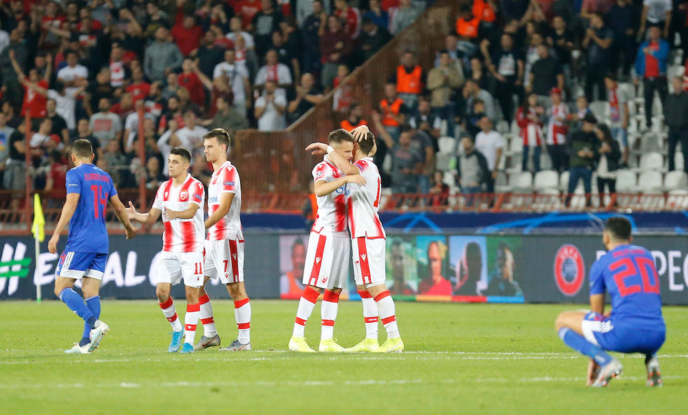 Slavlje crveno-belih fudbalera  