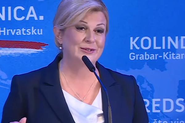 KOLINDA ZVANIČNO U TRCI ZA DRUGI MANDAT: Odbranili smo se od velikosrpske agresije, Hrvatska nije region!