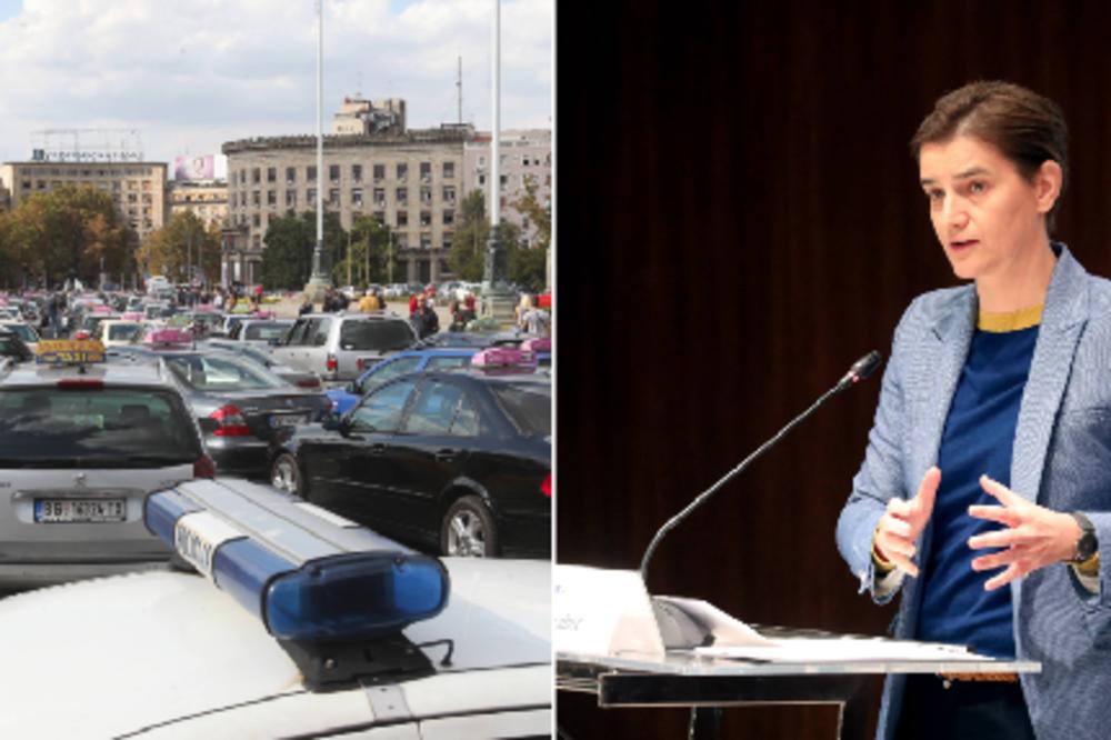PREMIJERKA NUDI REŠENJE TAKSISTIMA! Građani ne smeju da trpe, BLOKIRAN JE CEO GRAD DANIMA