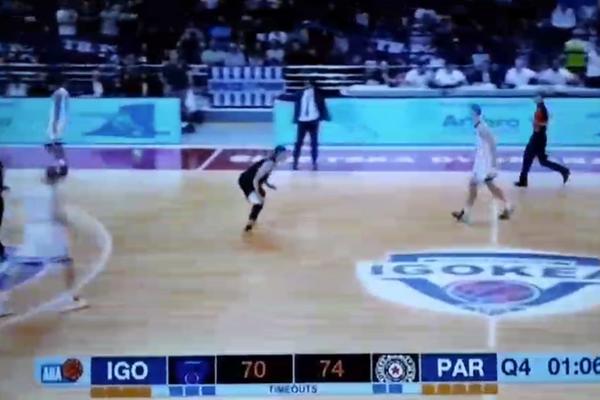 NEREGULARNOST NA MEČU PARTIZANA: U ključnim trenucima duela sa Igokeom, sudije napravile neverovatan propust!