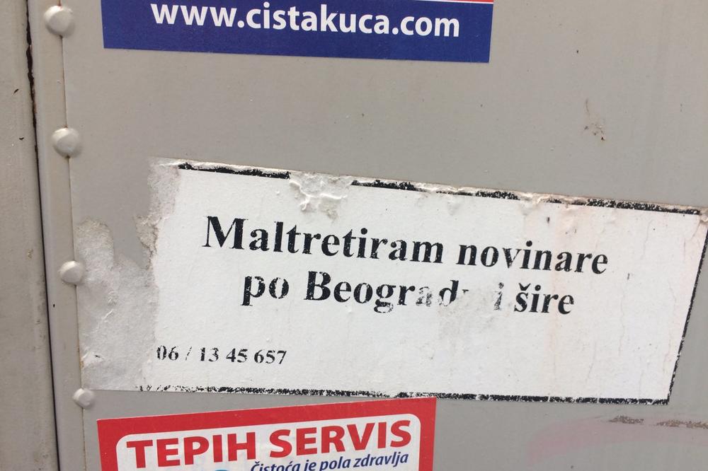 MALTRETIRAM NOVINARE PO BEOGRADU I ŠIRE: Ko stoji iza ovog MORBIDNOG OGLASA?