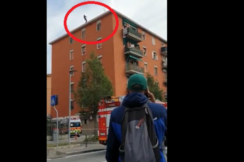 DVA SATA JE PRETIO DA ĆE SKOČITI SA ZGRADE: Rešio da OKONČA ŽIVOT, ali je SPAŠEN neverovatnom srećom (VIDEO)