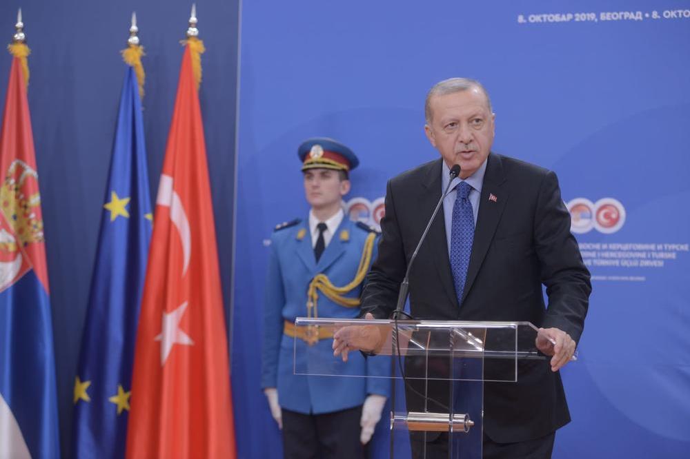 ERDOGAN NAKON TRILATERALNOG SASTANKA: Auto-put Beograd - Sarajevo zbližiće još više Srbiju i BiH! Odlučni smo da