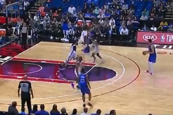 BOBAN STEF KARI MARJANOVIĆ: Srpski gorostas debitovao za Dalas i odmah pogodio trojku - i to sa parkinga!