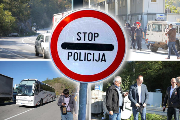 NEMA UTAKMICE NA KOSOVU: Zvezda nije prošla Jarinje, autobus se vraća za Beograd, navijači pravili performans!