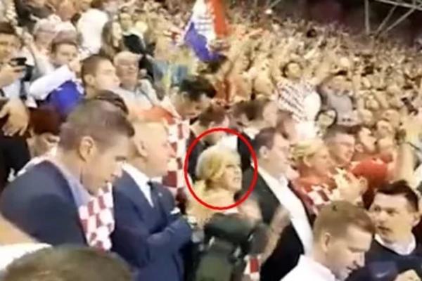 KOLINDA PONOVO ZGROZILA HRVATE! Svi joj se SMEJU zbog NAVIJANJA na utakmici. Ovo morate pogledati (VIDEO)