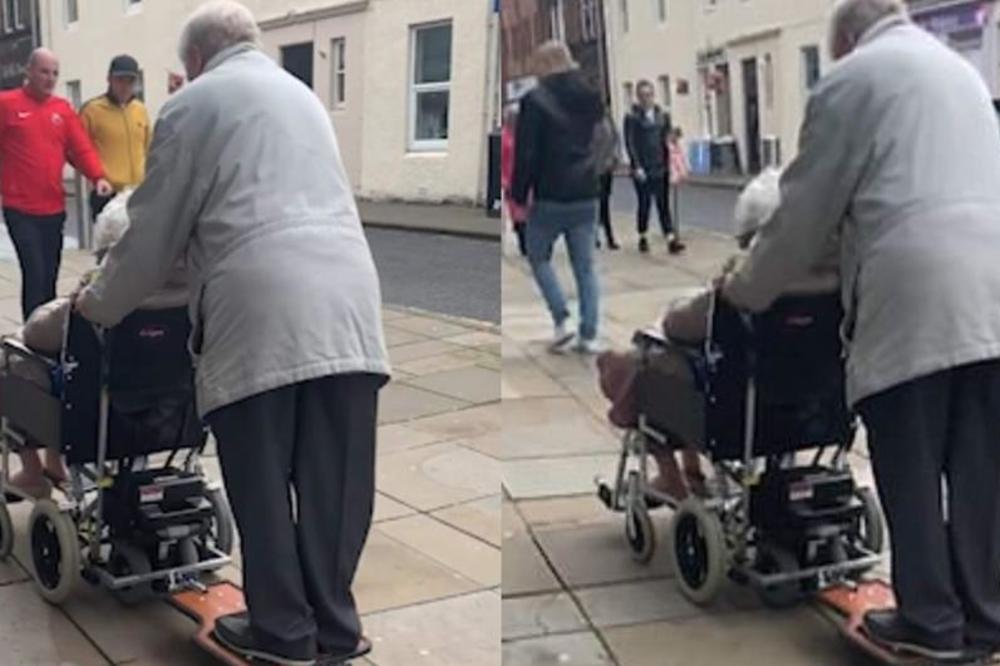 IAKO SU OBOJE STARI I JEDVA POKRETNI, I DALJE ZAJEDNO IZLAZE U GRAD: Svi su oduševljeni IZUMOM ovog PARA (VIDEO)