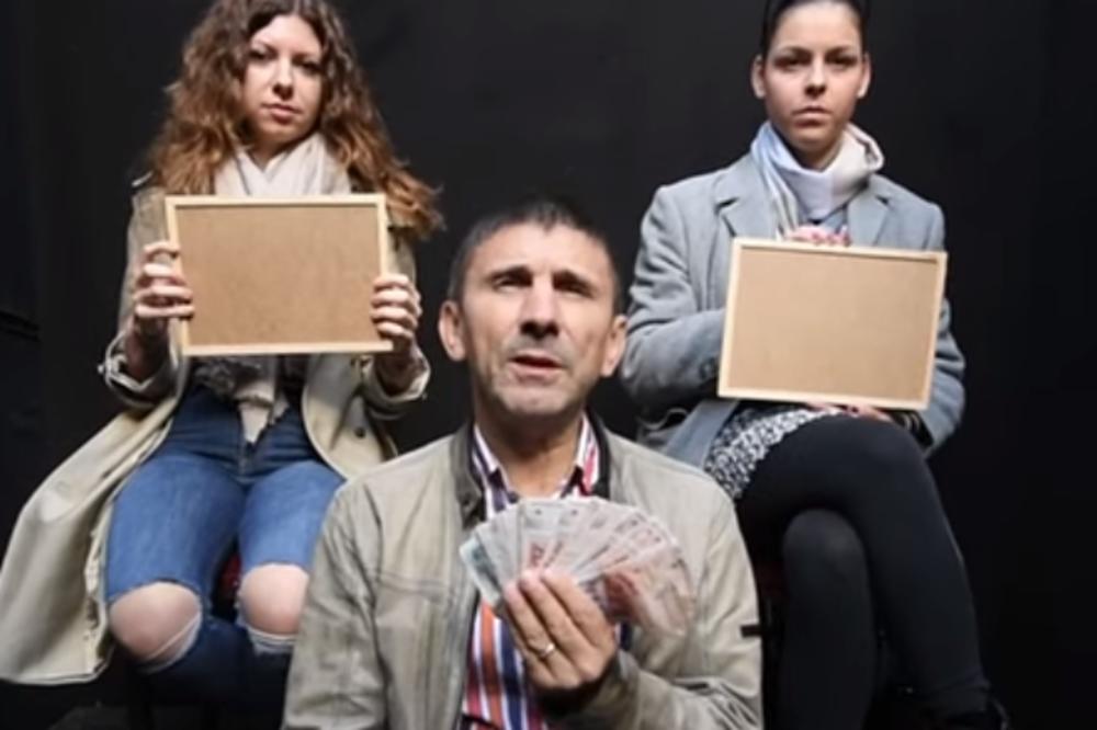 NUDIO 20 KUNA ONOME KO POGODI KOJA OD DVE DEVOJKE JE SRPKINJA: Ceo Zagreb bruji o ovom čoveku (VIDEO)