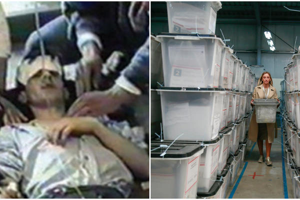 ALBANCI U PRIŠTINI PADAJU NA POD, KUKAJU I TVRDE DA IH SRBI TRUJU! FARSA ISTA kao i 1990. godine i dolazi sa ZAPADA