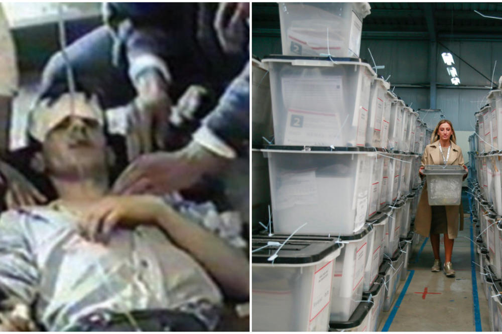 ALBANCI U PRIŠTINI PADAJU NA POD, KUKAJU I TVRDE DA IH SRBI TRUJU! FARSA ISTA kao i 1990. godine i dolazi sa ZAPADA