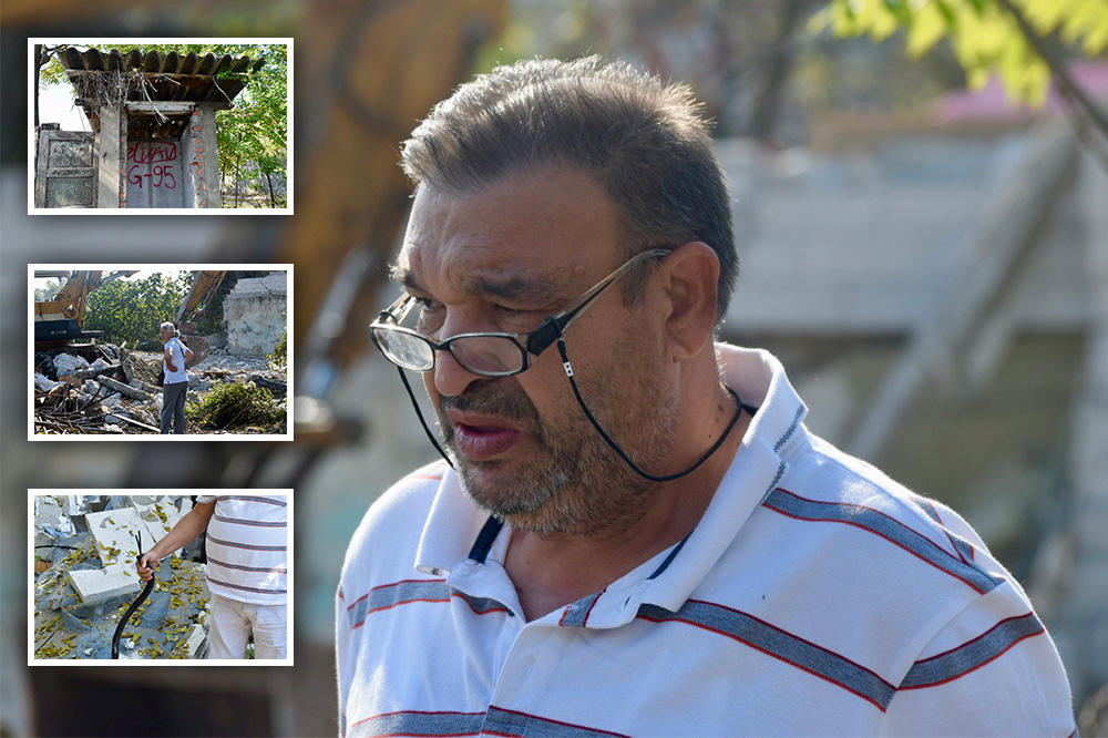 PORODICA SELADIN U SUZAMA GLEDA KAKO IM BAGER SKUPLJA SVE ŠTO IMAJU: Bili smo sa njima dan posle NA RUŠEVINI DOMA