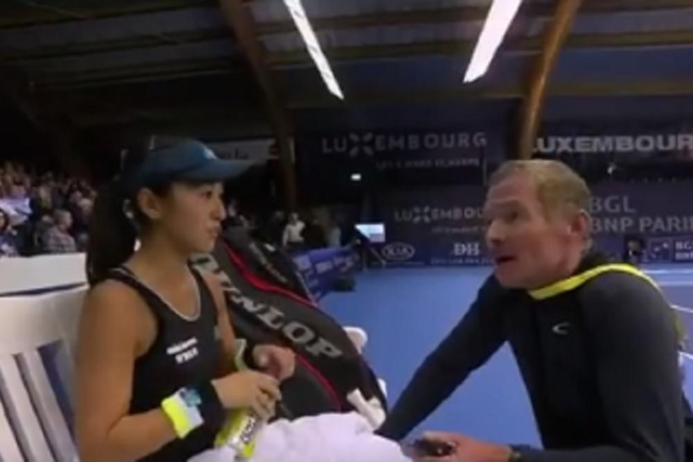 ONA JE KARLOVIĆ SA VELIKIM SI**MA: Šokantan govor trenera tokom teniskog meča!