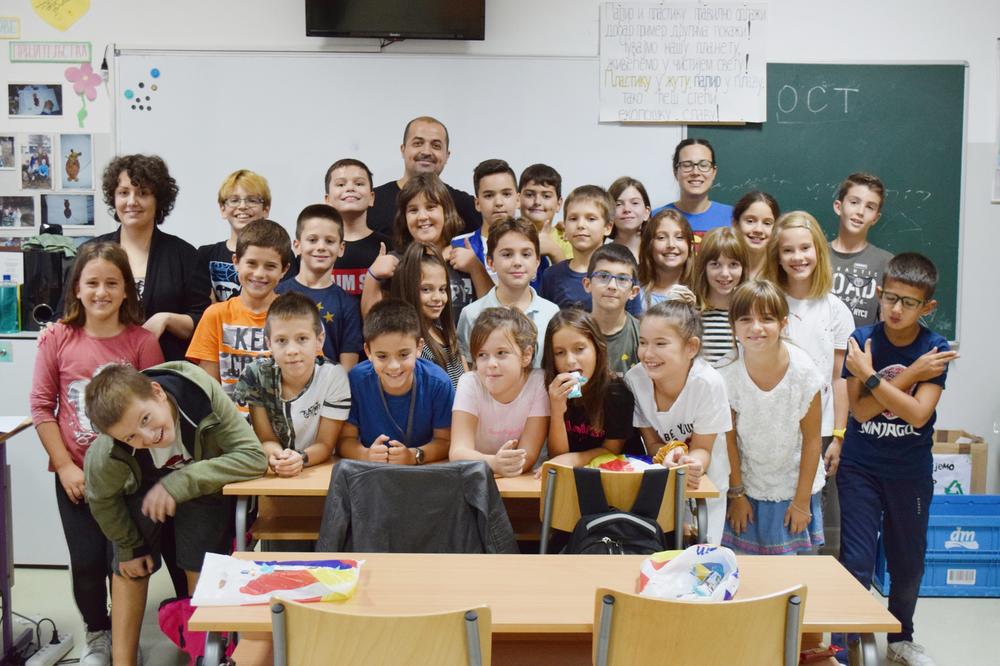 ZASADI DRVO I IMACTECO U KARAVANU EKOLOŠKIH PROMENA U ŠKOLAMA: Stvaramo zdraviju životnu sredinu!