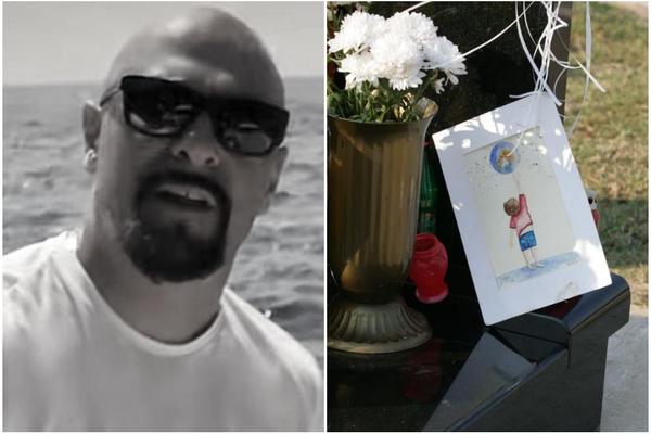 GRUOVI SINOVI SE OPROSTILI OD OCA: Na grobu visi SIMBOL njihove besmrtne ljubavi! Dečak sa slike TERA SUZE NA OČI!