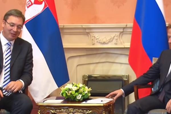 MEDVEDEV NA SVEČANOJ AKADEMIJI POVODOM OSLOBOĐENJA BEOGRADA: Grmele RUSKA i SRPSKA himna