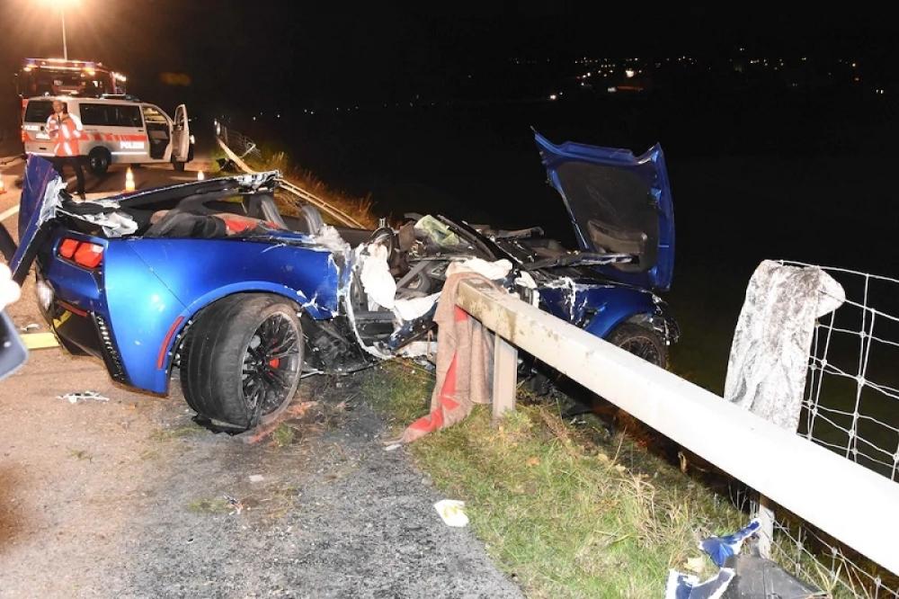 STRAVIČAN UDES U ŠVAJCARSKOJ! Srbin nabio gas 300 na sat, pa izgubio kontrolu, automobil se okretao na auto-putu!