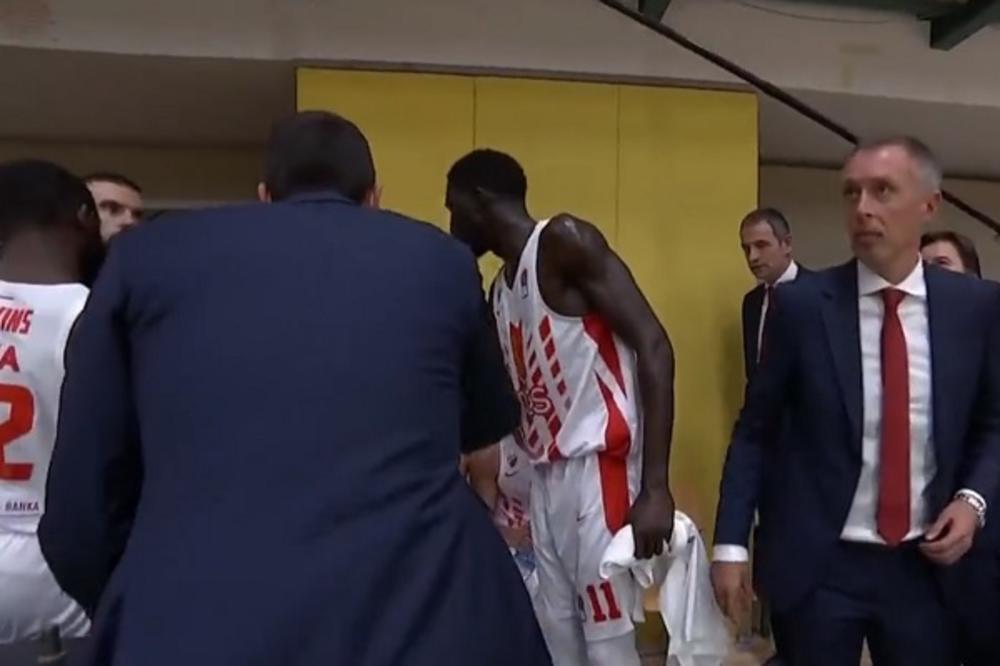 TOMIĆEV TAJM-AUT O KOM ĆE SE PRIČATI: Potez trenera Crvene zvezde na kraju meča sa Krkom svima je upao u oči!