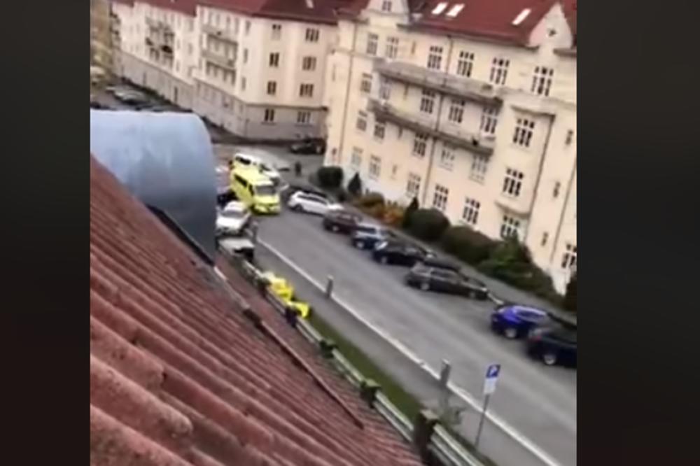 UKRAO VOZILO HITNE POMOĆI I NJIME POKOSIO LJUDE! Stravičan napad u OSLU, više povređenih! (VIDEO)