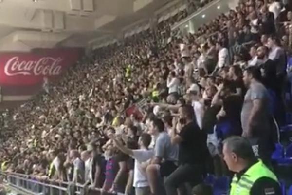 U TRENUTKU JE SVE STALO: Gagi Milosavljević došao u Pionir, a Grobari mu momentalno zapevali jaku pesmu!