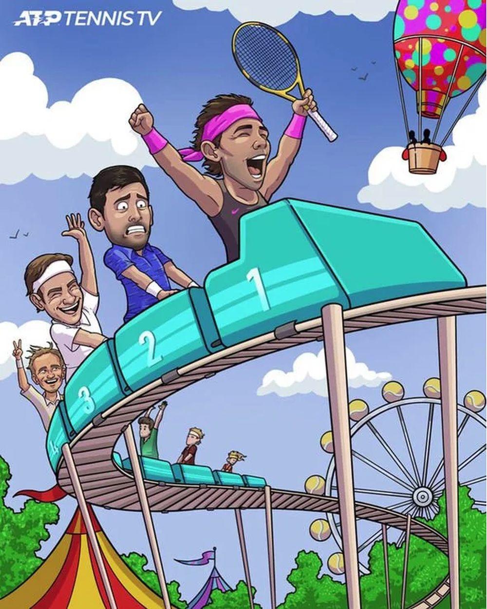 Karikatura koja je izazvala gnev Đokovićevih fanova