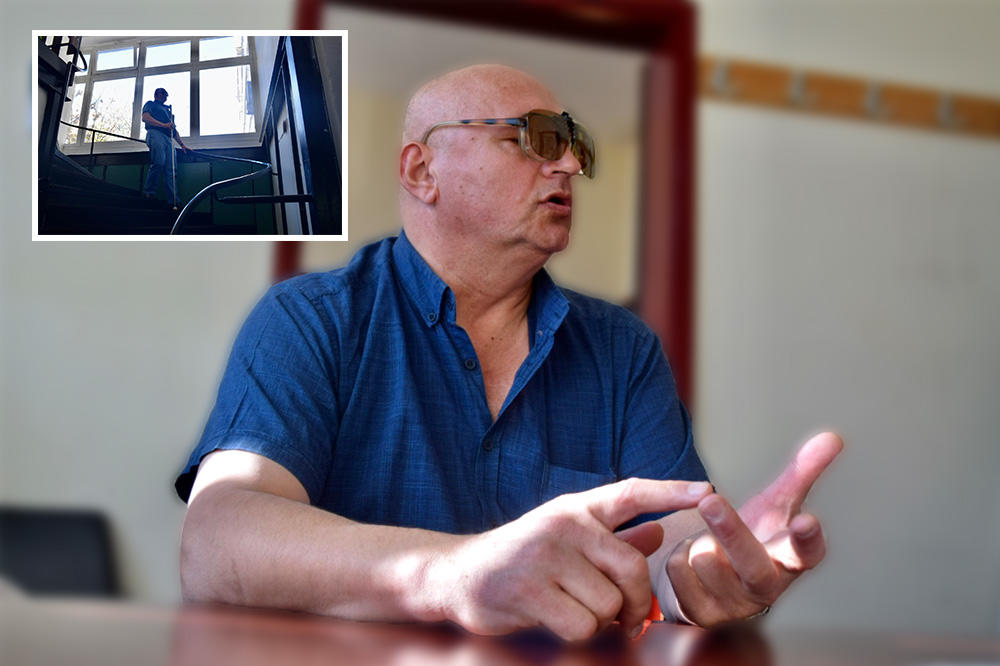 ZA NJIHOVE PROBLEME NADLEŽNI SU SLEPI: Oni ne vide, a strme stepenice su prepreka koju moraju preći svaki dan