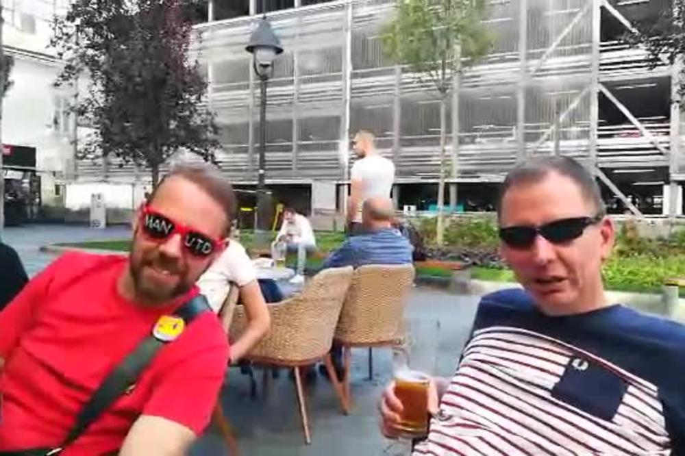 BILI SMO S NAVIJAČIMA MANČESTER JUNAJTEDA (POD GASOM) U CENTRU BEOGRADA: Partizan će pobediti s 4:0!