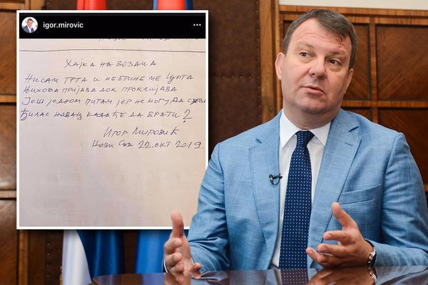 NISAM TRTA I NE BRINE ME CRTA! Predsednik Pokrajinske vlade napisao BUNTOVNU PESMU (FOTO)
