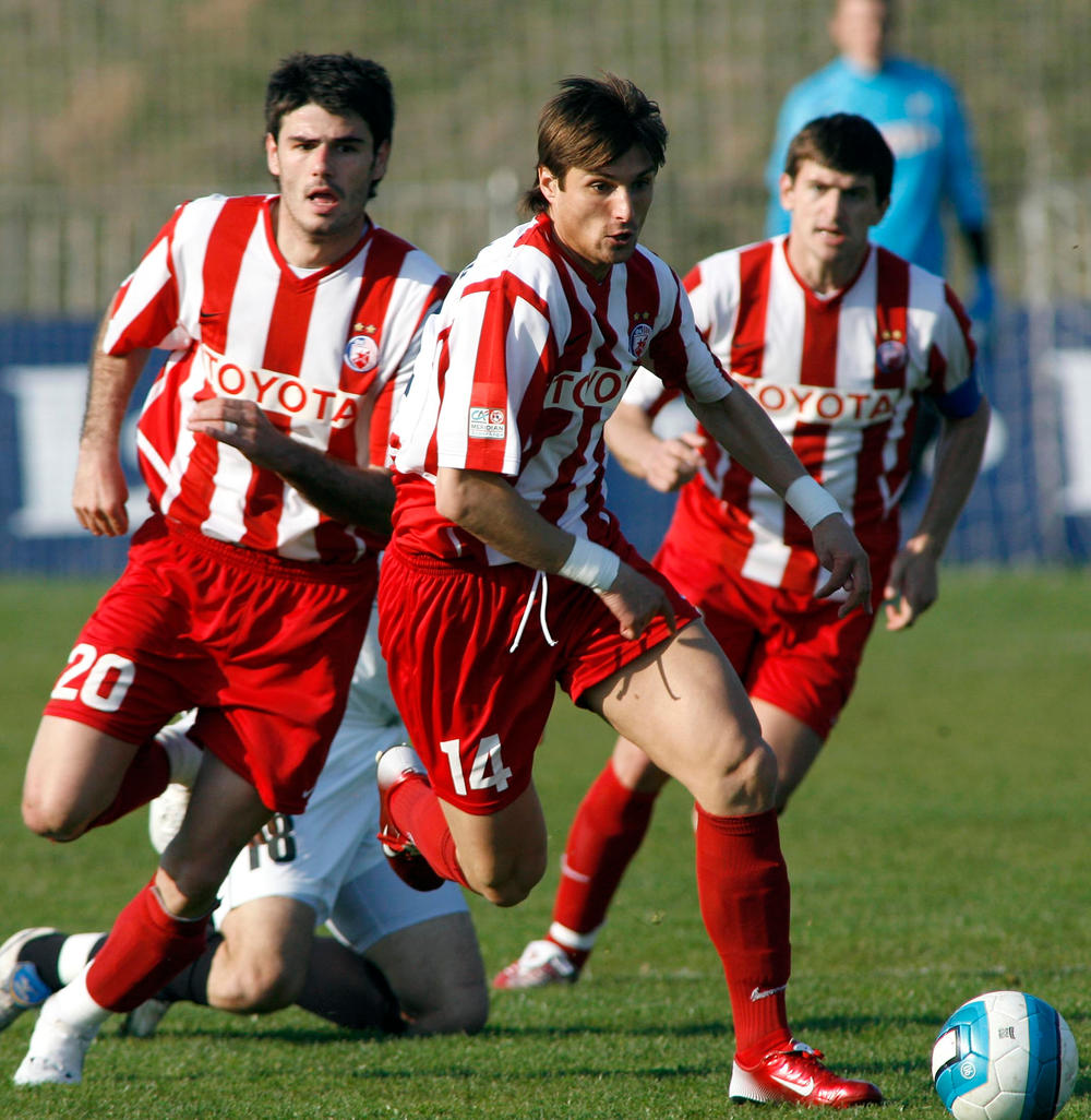 Na ovom meču Trišović je postigao jedini gol u dresu Crvene zvezde  