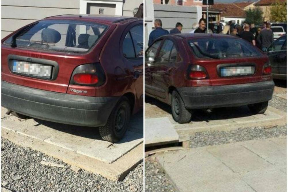 KADA VIDITE NA KOJEM MESTU SE OVAJ CRNOGORAC PARKIRAO, KRSTIĆETE SE! Ovo je BAHATOST bez premca