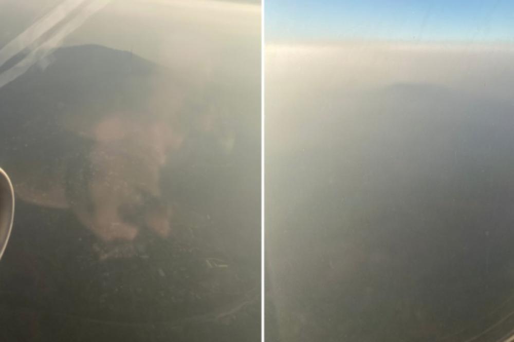 KAKAV JE OVO SIVI TEPIH IZNAD GRADA? Poznata pevačica slikala Beograd iz VAZDUHA, niko ne veruje koliko je ZAGAĐEN