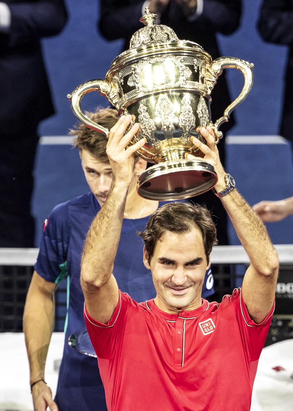 Rodžer Federer je u nedelju osvojio turnir u rodnom Bazelu